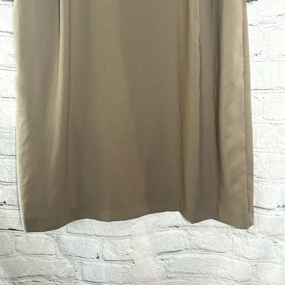 Seventy Mushroom Tan Colored Long Sleeve Dress Size Large Excellent Condition - Picture 8 of 15